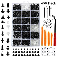 DaskFire 450piezas Remaches Plásticos para Coche-Universales de Plastico Nylon Para Coche- Set de Retenedores Surtidos…